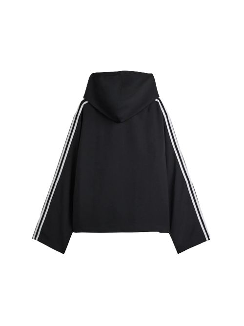 Y-3 Adidas felpa 3-Stripes colore nero con cappuccio Adidas Y3 | JW7354BLACK